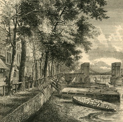 Cheyne Walk et Cadogan Pier, vers 1876 - Unbekannt