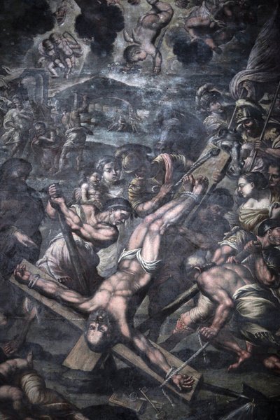 Chiesa della Grazia, Galatina, Apulia Peinture représentant la crucifixion de Saint Pierre, Galatina, Italie - Unbekannt