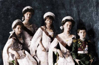 Enfants du tsar Nicolas II de Russie, vers 1910 - Unbekannt