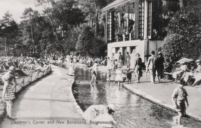 Coin des enfants et nouveau kiosque à musique, Bournemouth, Dorset, vers les années 1920 - Unbekannt
