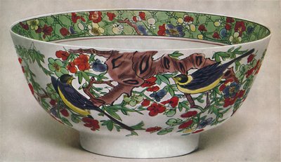 Bol en porcelaine chinoise. Famille Verte. Période de Kangxi, 1662-1722, 1928 - Unbekannt