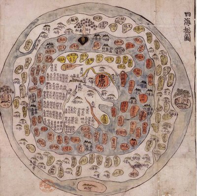 Carte Chonhado de Tout sous le Ciel, milieu du 18e siècle - Unbekannt