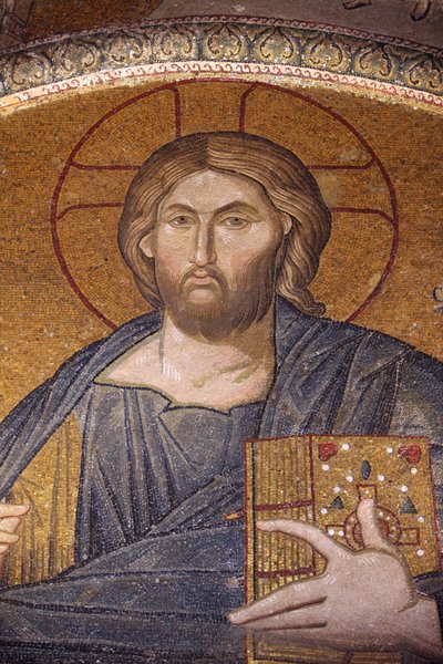 Mosaïque de Jésus Pantocrator, Istanbul, Turquie - Unbekannt