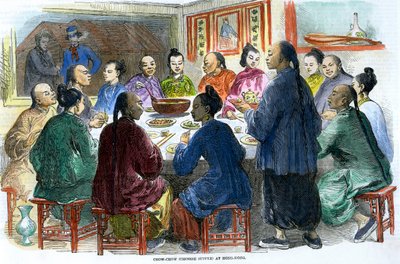 Souper chinois Chow-chow à Hong Kong, vers 1875 - Unbekannt