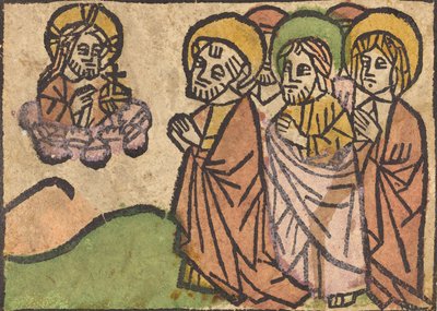 Christ apparaissant aux apôtres, vers 1460-1470 - Unbekannt