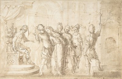 Le Christ devant Ponce Pilate, 17ème siècle - Unbekannt