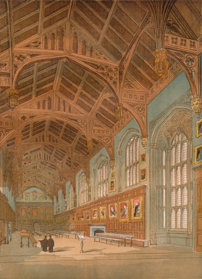 Salle de Christ Church, Oxford, vers 1845 - Unbekannt