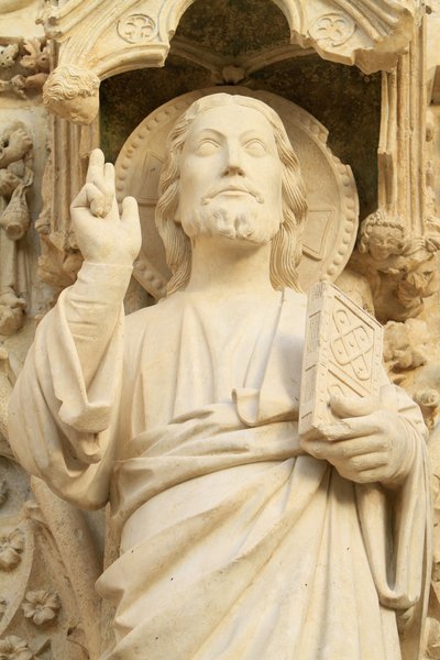 Christ. Cathédrale Saint-Étienne, Bourges, France - Unbekannt