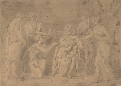 Christ et les enfants, 17ème siècle - Unbekannt