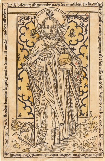 Christ en Salvator Mundi, vers 1470 - Unbekannt