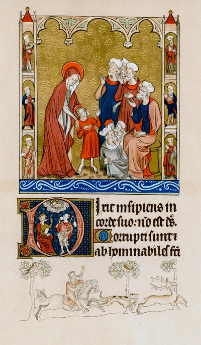Le Christ retrouvé par sa mère dans le temple disputant avec les docteurs - Unbekannt