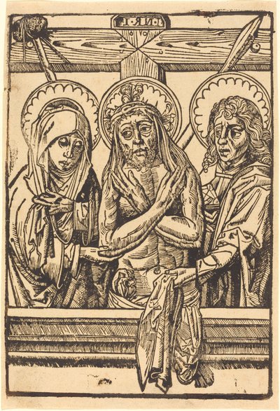 Christ entre Marie et Jean - Unbekannt