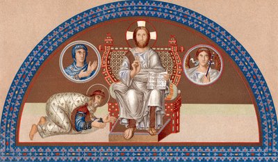 Christ en majesté, fin 9ème siècle - Unbekannt