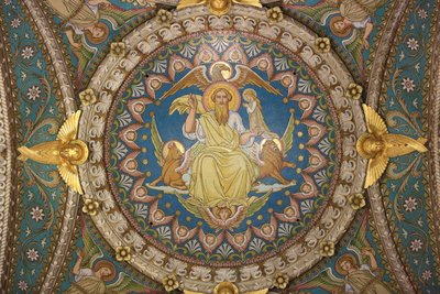 Christ en majesté et Tétramorphe. Basilique Notre-Dame de Fourvière, Lyon - Unbekannt
