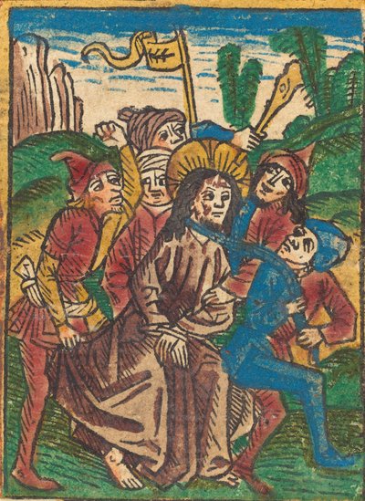 Christ conduit en prison, vers 1490 - Unbekannt