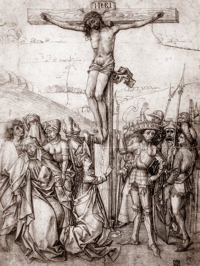 Christ en croix, vers 1480 - Unbekannt
