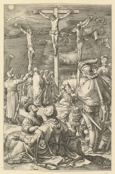 Christ en croix, de La Passion du Christ, vers 1598-1617 - Unbekannt