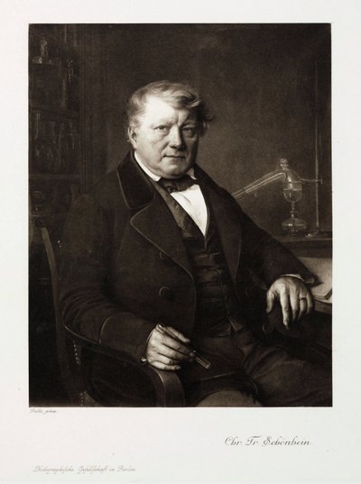 Christian Friedrich Schönbein, chimiste allemand, vers 1860 - Unbekannt