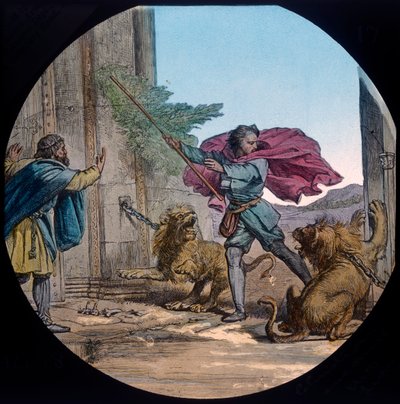 Christian rencontre deux lions - Unbekannt