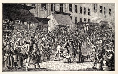 Marché de Noël à Berlin, 1776 - Unbekannt