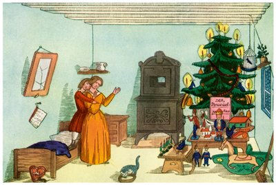 Scène de Noël du Roi Casse-Noisette par Heinrich Hoffmann, 1853 - Unbekannt