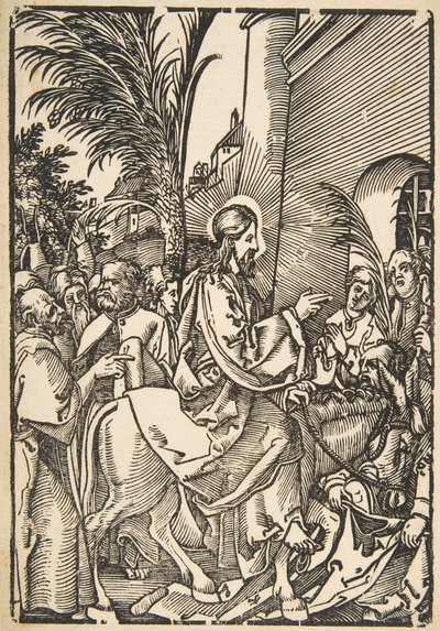 Entrée du Christ à Jérusalem, de La Petite Passion - Unbekannt