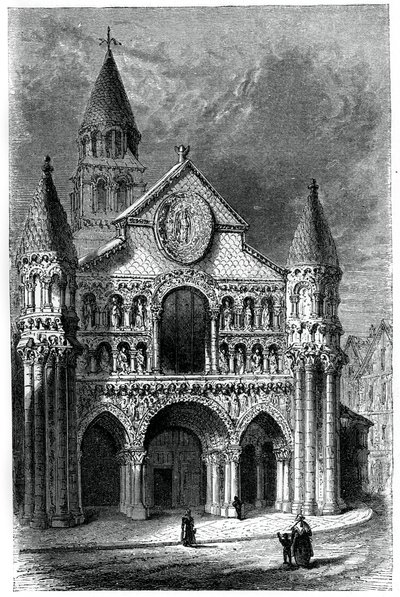 Église Notre-Dame-la-Grande, Poitiers, France, 12e siècle, 1870 - Unbekannt