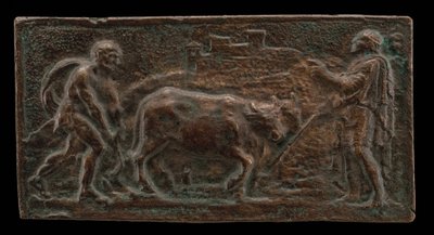 Cincinnatus à la charrue, fin du 16e siècle - Unbekannt