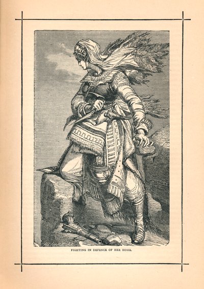 Femmes circassiennes combattant pour Schamyl contre l