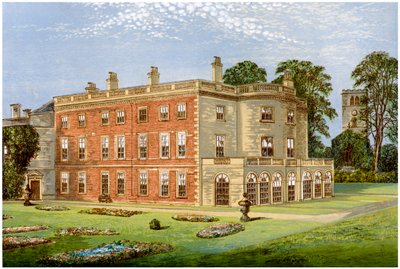 Clifton Hall, Nottinghamshire, maison du baronnet Clifton, vers 1880 - Unbekannt