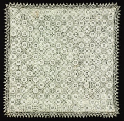 Tissu avec motifs floraux et végétaux, 1560-1600 - Unbekannt