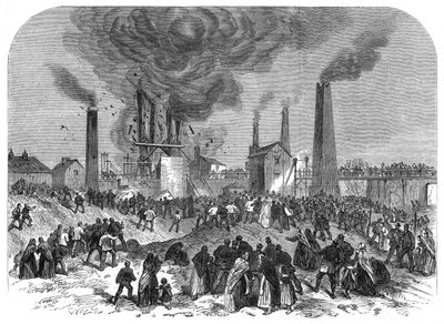 Catastrophe minière, Oaks Colliery, Barnsley, Yorkshire, décembre 1866 - Unbekannt