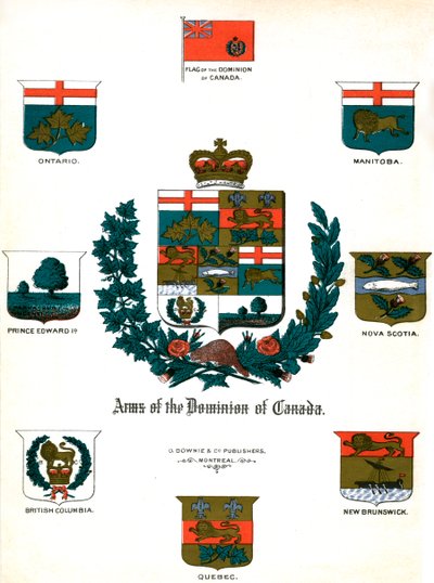 Armoiries et drapeaux du Canada - Unbekannt