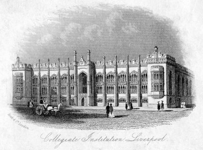 Institution Collégiale, Liverpool, vers 1870 - Unbekannt