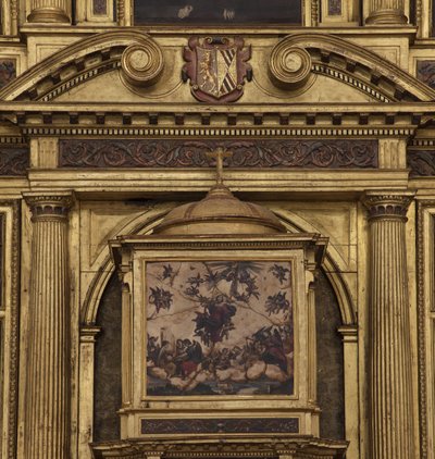 Église collégiale. Intérieur. Le maître-autel. (détail) - Unbekannt
