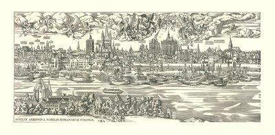 Cologne sur le Rhin en 1530 - Unbekannt