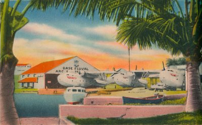 Base fluviale de la marine colombienne, Barranquilla, vers 1940 - Unbekannt