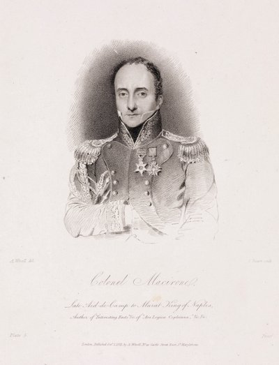 Colonel Francis Macerone, soldat britannique et inventeur mécanique - Unbekannt