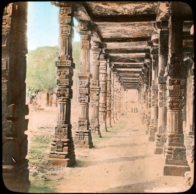 Colonnade, Delhi, Inde, fin 19ème ou début 20ème siècle - Unbekannt