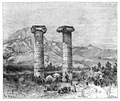 Colonnes du Temple de Cybèle, Sardes, Turquie, 1895 - Unbekannt