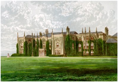 Abbaye de Combermere, Shropshire, maison du vicomte Combermere, c1880 - Unbekannt
