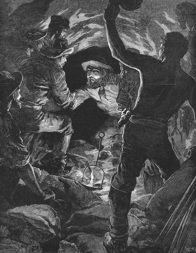 Achèvement du tunnel du Saint-Gothard sous les Alpes, 1880 - Unbekannt