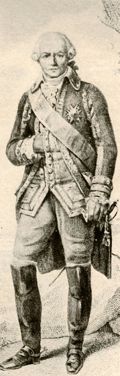 Comte de Rochambeau, montrant l