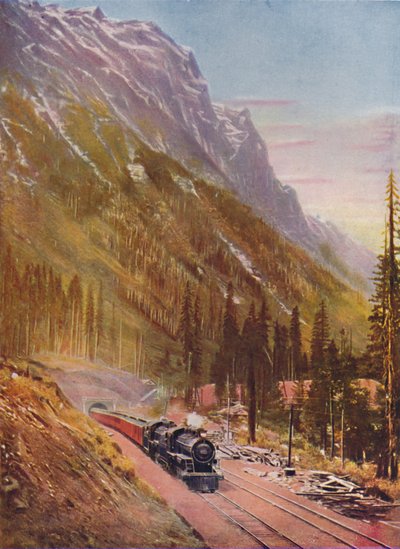 Tunnel de Connaught, dans les montagnes Selkirk. Chemin de fer Canadien Pacifique, 1926 - Unbekannt