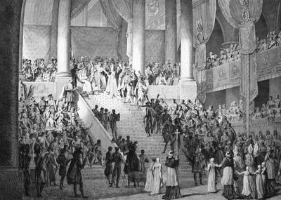 Consécration de Napoléon et couronnement de Joséphine par le pape Pie VII, 2 décembre 1804 - Unbekannt
