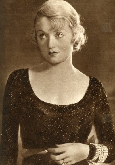 Constance Bennett, actrice américaine, 1933 - Unbekannt