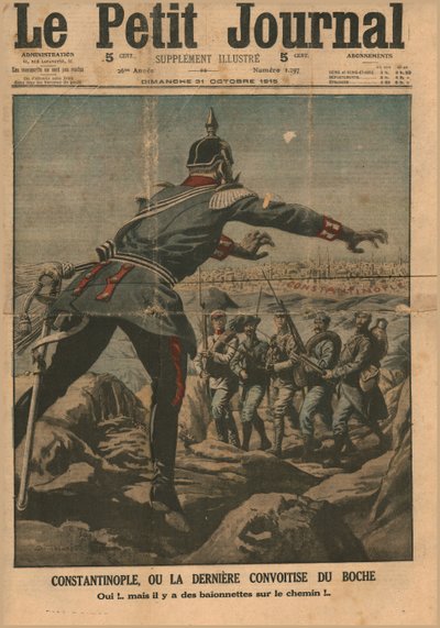 Constantinople, ou la cupidité finale des Huns, 1915 - Unbekannt