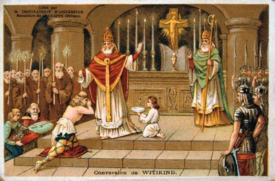 Conversion de Witikind, 785 après J.-C., 19e siècle - Unbekannt