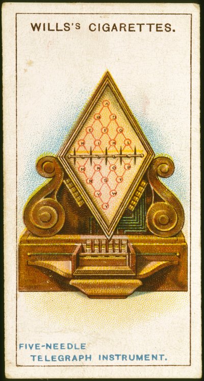 Télégraphe à 5 aiguilles de Cook et Wheatstone, 1837, 1915 - Unbekannt
