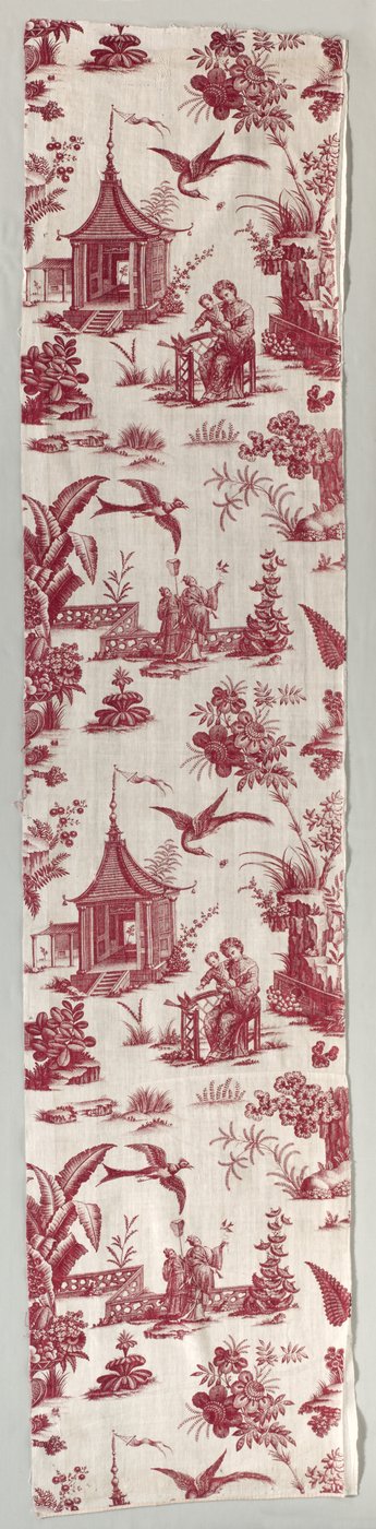 Coton imprimé sur plaque de cuivre, 1700s - Unbekannt